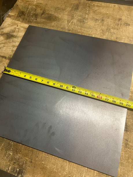 Square Steel Plate - 1/4" Thick - Select Size