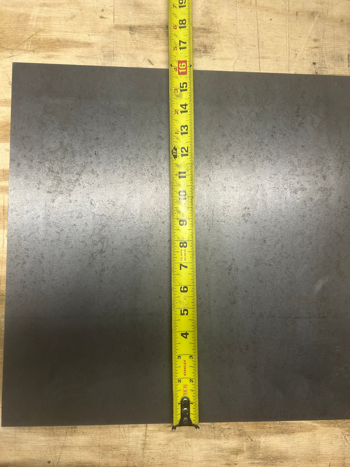 Square Steel Plate - 1/4" Thick - Select Size