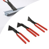 3-Piece Sheet Metal Seamer Pliers Set – Straight, 45° & 90° Bending Pliers