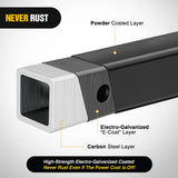 2" Receiver Hitch Extender with 14" x 7" Anti-Slip Step – 4,000 lb