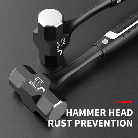 2–4 lb Engineer's Hammer – High-Carbon Steel Double-Face Sledge