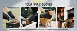 14" Premium Leather Welding Gloves – Heat Resistant TIG, MIG, ARC & BBQ Protective Gloves