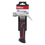 10 oz Stubby Claw Hammer – Compact Fiberglass Handle with Forged Steel Head