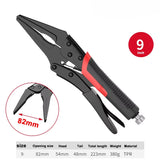 4-Piece Heavy-Duty Locking Pliers Set – 6", 7", 9" & 10" Vise Grip Clamp Set