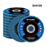 4-1/2" Zirconia Flap Disc for Angle Grinder – 40/60/80/120 Grit Metal Grinding & Finishing Wheel
