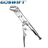 12" Extra-Long Locking Pliers – 45° Offset Long Reach Vise Grip Clamp