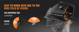 HITBOX HT-111 Auto Darkening Welding Helmet – True Color TIG, MIG & ARC Welding Mask with Adjustable Shade