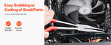 5-Piece Long Reach Precision Pliers Set – Needle Nose, Bent Nose & Cutting Pliers