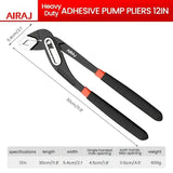 8-Piece Professional Pliers & Adjustable Wrench Set with Tool Roll – High Carbon Steel