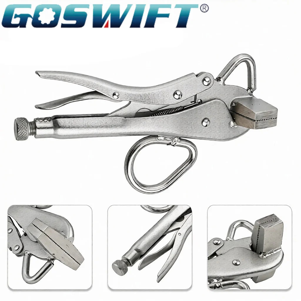 Locking Welding Sheet Metal Clamp Pliers – Adjustable Panel Alignment Clamp