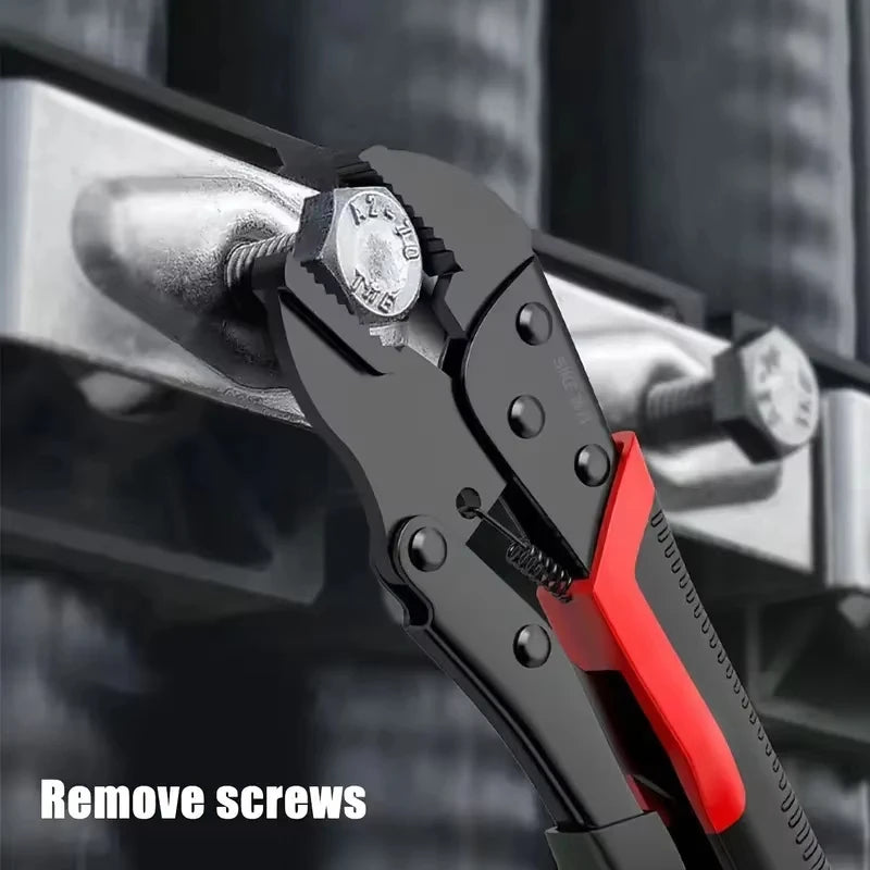 4-Piece Heavy-Duty Locking Pliers Set – 6", 7", 9" & 10" Vise Grip Clamp Set