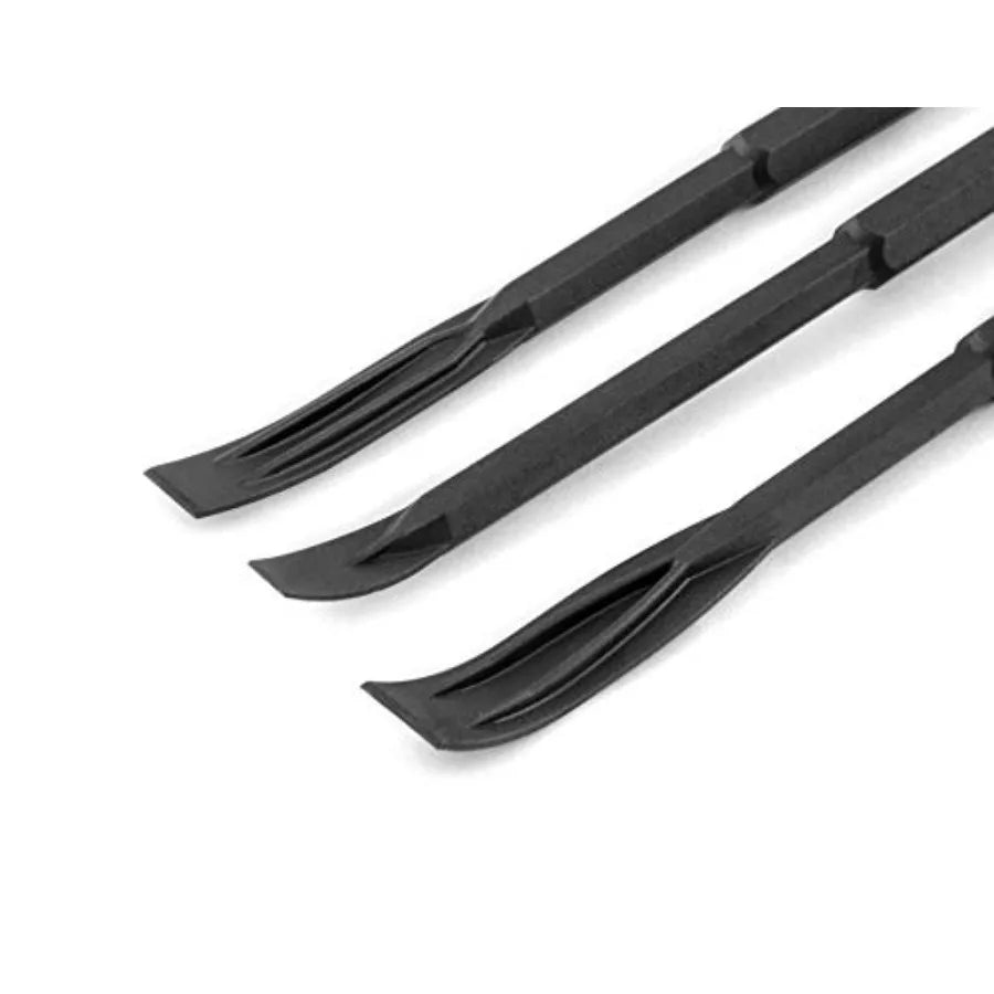 3-Piece Precision Pry Bar Set – Non-Marring Mini Pry Tools for Automotive, Electronics & Trim Removal