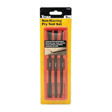 3-Piece Precision Pry Bar Set – Non-Marring Mini Pry Tools for Automotive, Electronics & Trim Removal