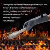 14" Premium Leather Welding Gloves – Heat Resistant TIG, MIG, ARC & BBQ Protective Gloves