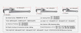 Aluminum Straight Pipe Wrench | Heavy-Duty Adjustable Plumbing Wrench