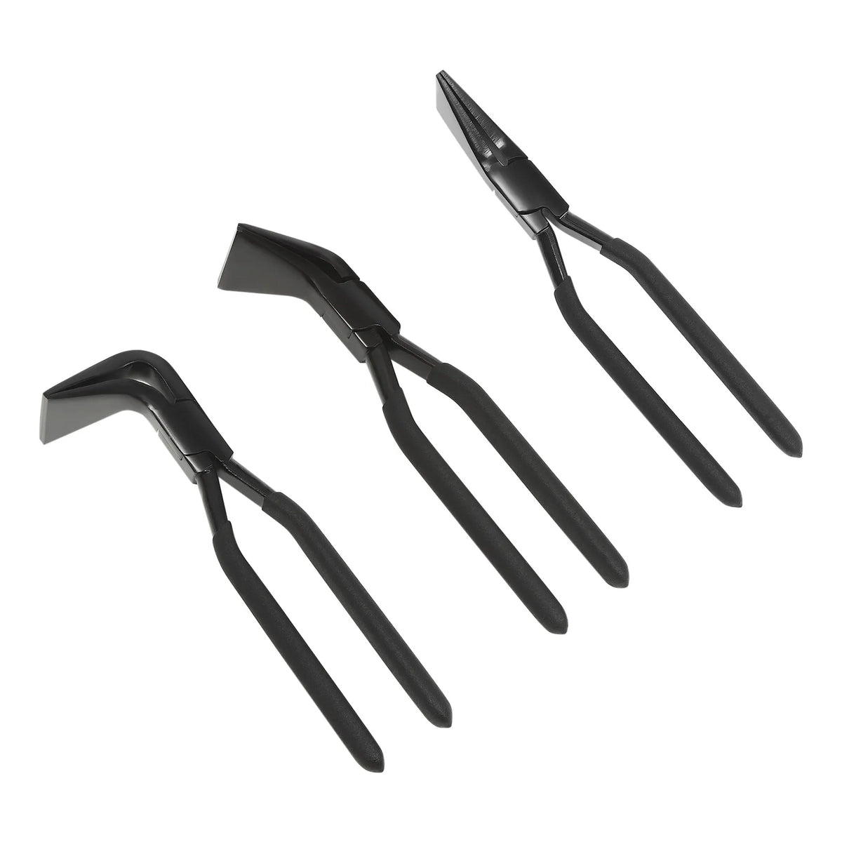 3-Piece Sheet Metal Seamer Pliers Set – Straight, 45° & 90° Bending Pliers