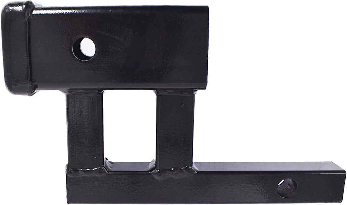 Trailer Hitch Extension Receiver Adapter 1.25" to 2" 350 lbs Black