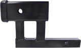 Trailer Hitch Extension Receiver Adapter 1.25" to 2" 350 lbs Black
