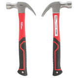 16 oz Professional Claw Hammer – Fiberglass Handle with Shock-Absorbing Grip