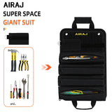 8-Piece Professional Pliers & Adjustable Wrench Set with Tool Roll – High Carbon Steel
