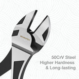 7" Heavy-Duty Diagonal Cutting Pliers – CR-V Steel Wire Cutters with Comfort Grip Handles