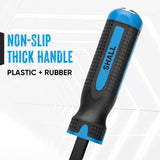3-Piece Heavy-Duty Pry Bar Set – 8", 12" & 18" with Strike Caps