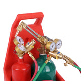 Portable Oxygen Acetylene Welding & Cutting Torch Kit with Cylinders | Complete Oxy-Acetylene Set