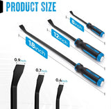 3-Piece Heavy-Duty Pry Bar Set – 8", 12" & 18" with Strike Caps