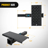 2" Receiver Hitch Extender with 14" x 7" Anti-Slip Step – 4,000 lb
