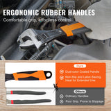 8-Piece Professional Pliers Set with Storage Roll | Groove Joint, Lineman's, Long Nose & Adjustable Wrenches