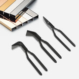 3-Piece Sheet Metal Seamer Pliers Set – Straight, 45° & 90° Bending Pliers