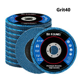 4-1/2" Zirconia Flap Disc for Angle Grinder – 40/60/80/120 Grit Metal Grinding & Finishing Wheel
