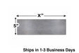 A36 Steel Plate 1/4’’ thick x 5’’ wide--Select Length - Rectangle Plate