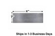 A36 steel plate, 1/4" thick x 7" wide, ideal for structural and fabrication applications.
