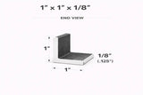 Angle Iron - 1’’ x 1’’ x 1/8’’(0.120’’) - Select Length - 1 x 1