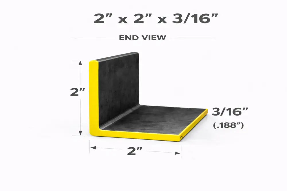 Angle Iron - 2’’ x 2’’ x 3/16’’(0.188’’) - Select Length - 2 x 2