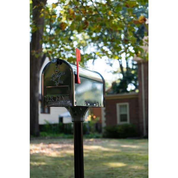 Architectural Elite Steel Mailbox – Black Powder Coat Finish