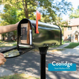 Architectural Elite Steel Mailbox – Black Powder Coat Finish