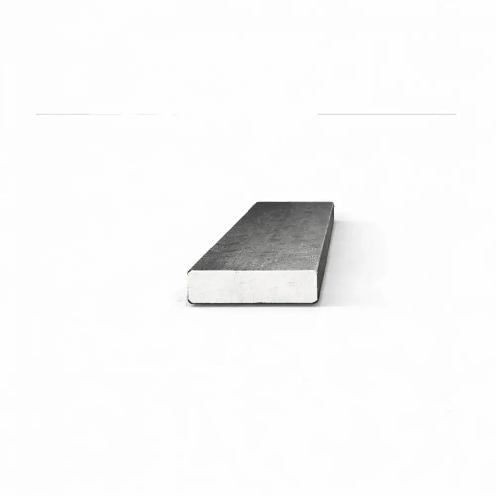 Flat Bar 1/8" x 1/2" end view showing dimensions for easy reference.