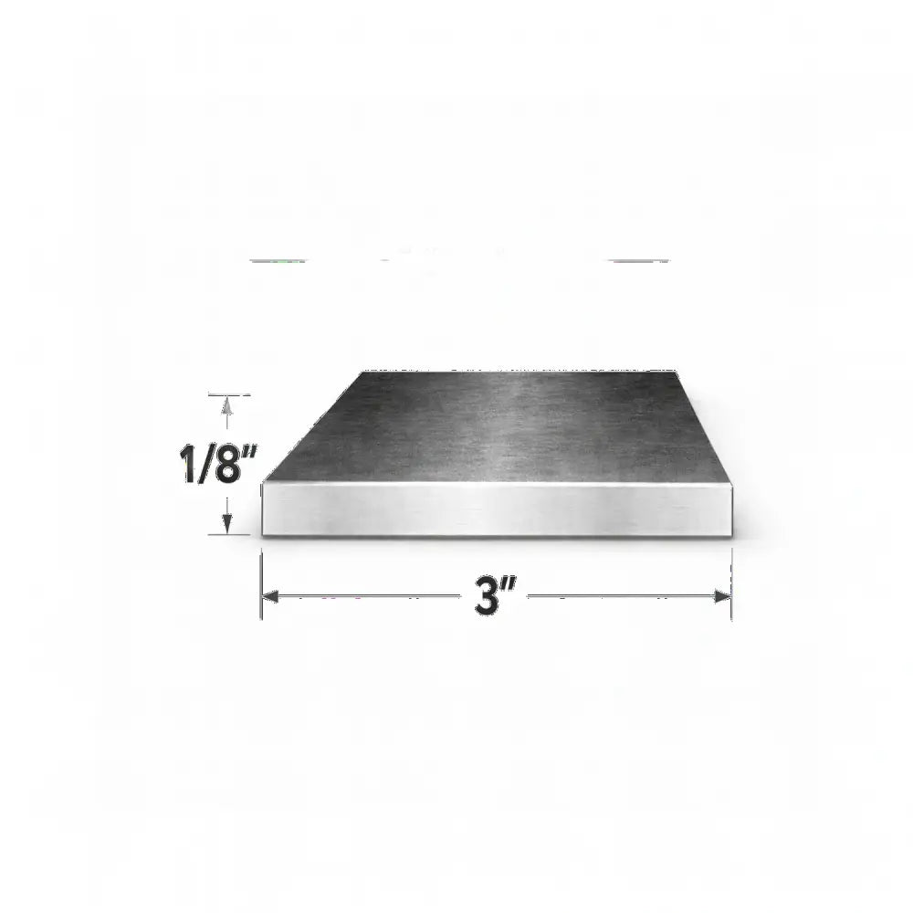 Flat Bar-1/8’’ x 3’’ Wide Steel Bar-Select Length - 3’’ wide