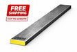 Flat bar-3/16" thick steel bar with yellow end, ideal for structural and fabrication projects.