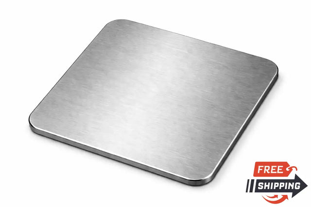 Square Steel Plate-1/8’’ Thick-Radius Corners-Select Size - Square Rounded Corners