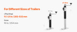 2,000 lb Weld-On Swivel Trailer Jack – 10" Lift