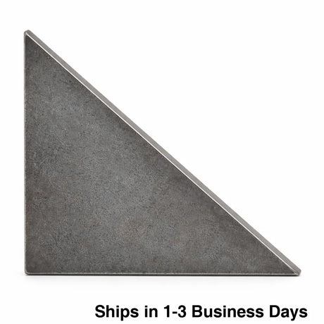 Triangle Steel Gusset Plate , Heavy-duty triangular plate for reinforcing structures.