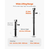 5000 Pound Trailer Jack – 9.8-24.8 Inch Lift, Bolt On
