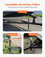 5000 Pound Trailer Jack – 9.8-24.8 Inch Lift, Bolt On