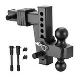 Adjustable Trailer Hitch Fit 2 Inch Receiver 15000 lbs HSTCB-2"-DROP6"