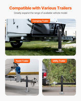8000 lb Trailer Jack – 28 in Lift, 15 in Travel