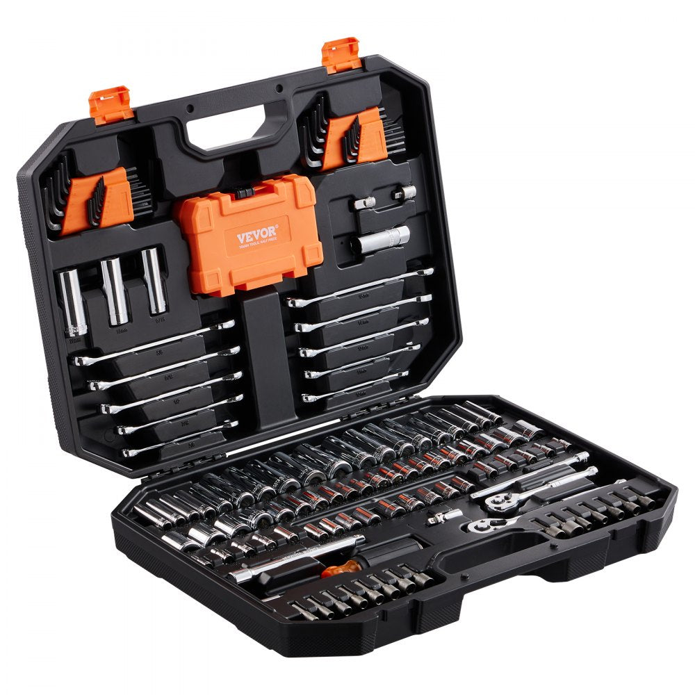 XL3263 Mechanics Tool Set SAE and Metric with Storage Case