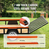 2-Sided Trailer Tailgate Lift Assist, 360 lbs Load Capacity, Compatible with Open Utility Trailer Tailgate and Ramp, with 10 to 24 Inch Heights Side Rail and 4 to 6 Feet Height Tail Gate or Ramp | US